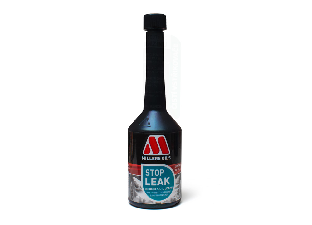 Fotografie Příměs do motorového nebo převodového oleje Millers Oils Stop Leak 250 ml