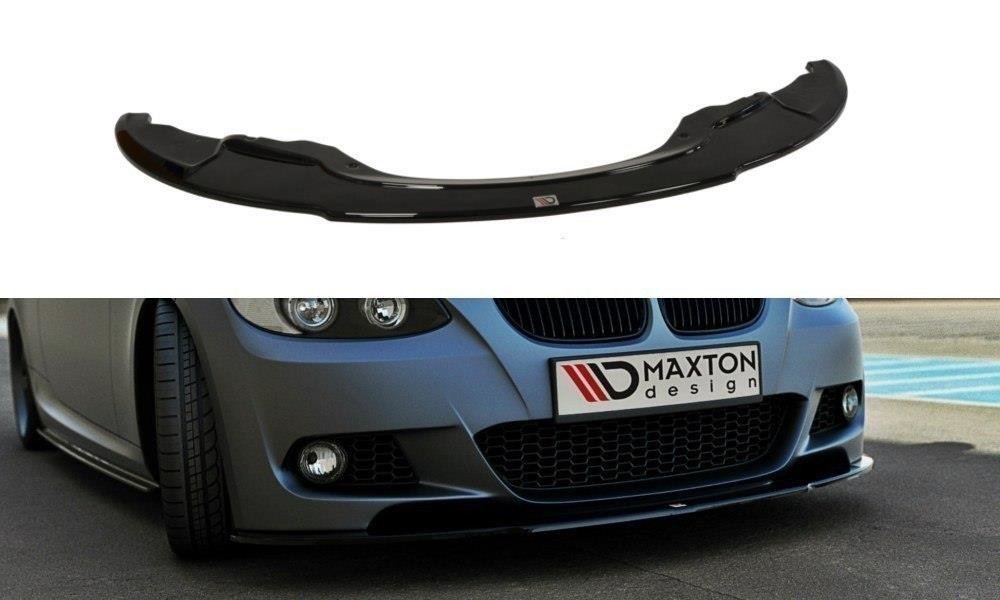 Maxton Design spoiler pod přední nárazník pro BMW řada 3 E92, černý lesklý plast ABS