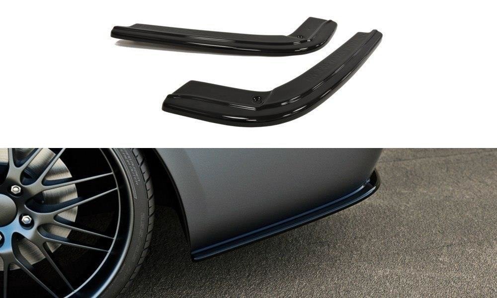 Maxton Design boční difuzory pod zadní nárazník pro BMW řada 3 E92, černý lesklý plast ABS