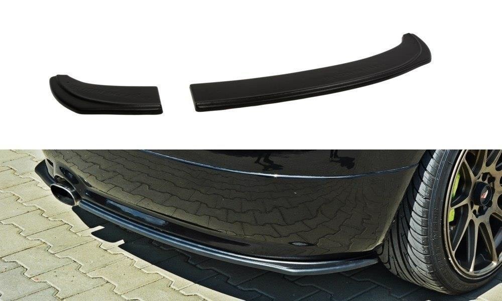 Maxton Design spoiler pod zadní nárazník pro Škoda Fabia RS Mk1, černý lesklý plast ABS