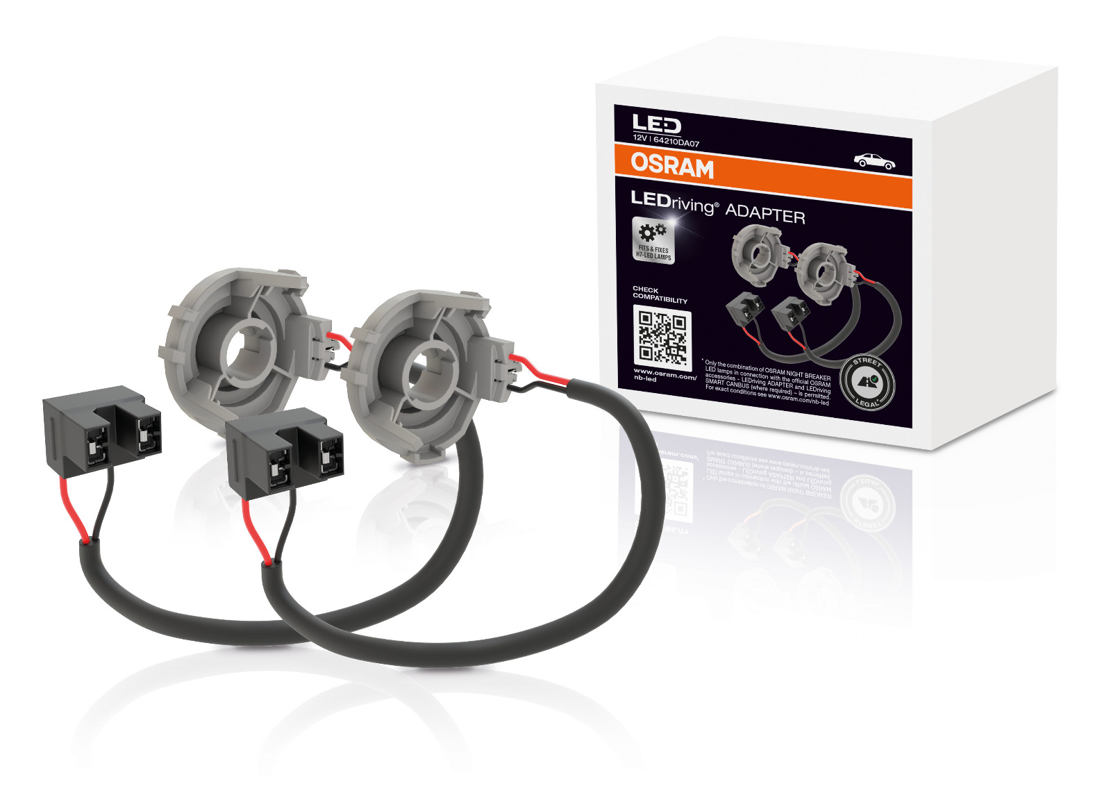 Osram LEDriving adaptors for Night Breaker LED H7 replacement