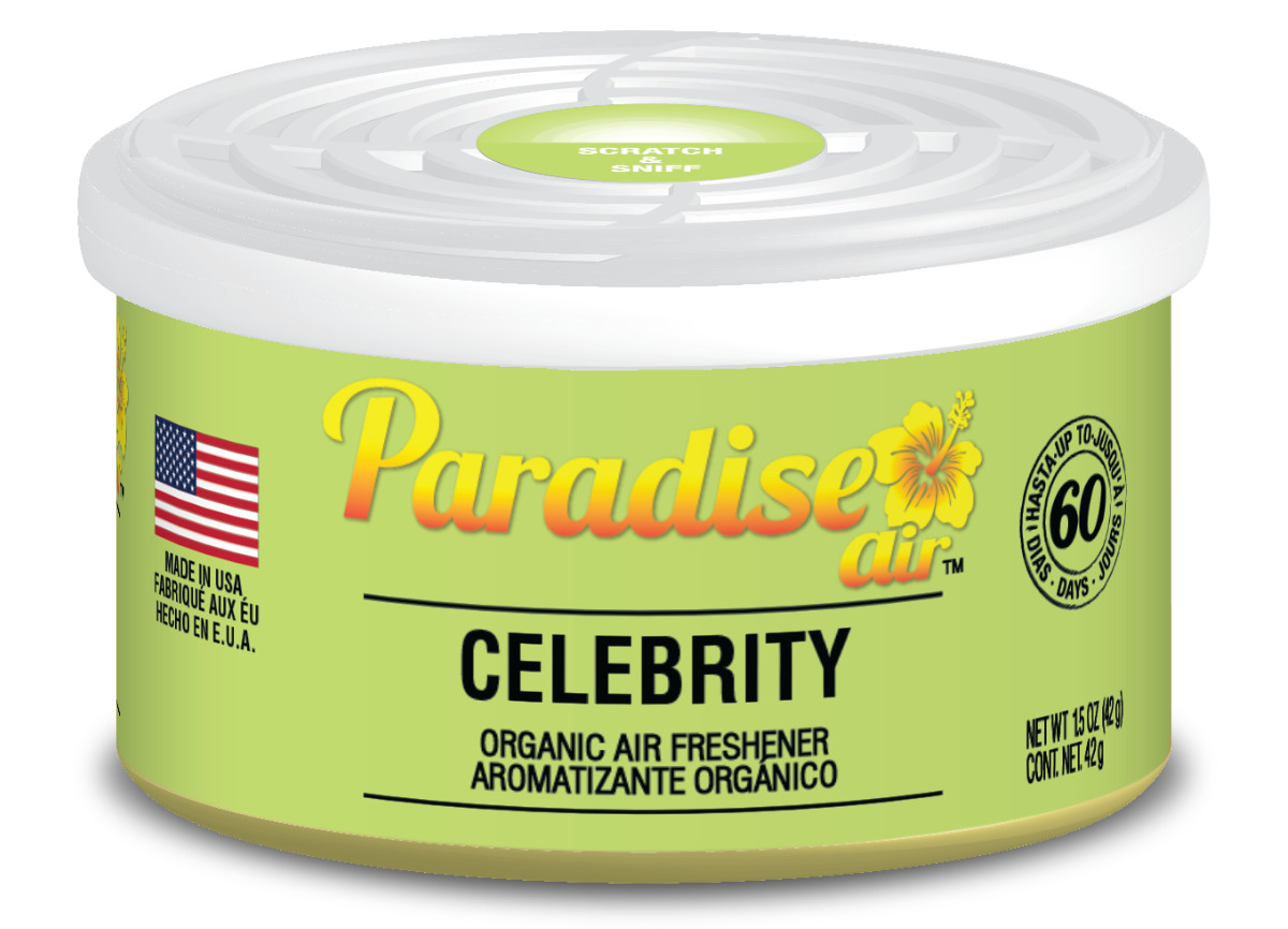Osvěžovač vzduchu Paradise Air Organic Air Freshener 42 g, vůně: Celebrity