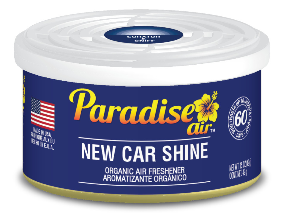 Osvěžovač vzduchu Paradise Air Organic Air Freshener 42 g, vůně Nové auto