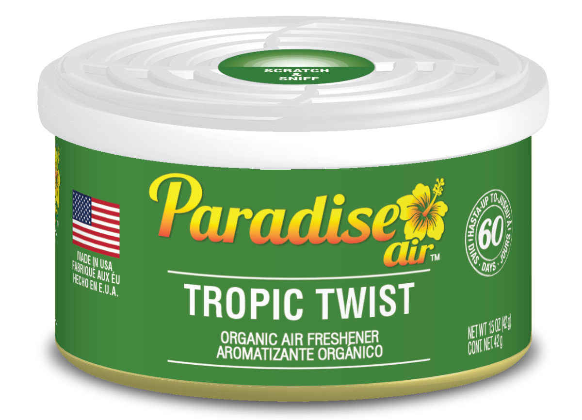 Osvěžovač vzduchu Paradise Air Organic Air Freshener 42 g, vůně: Tropický vánek