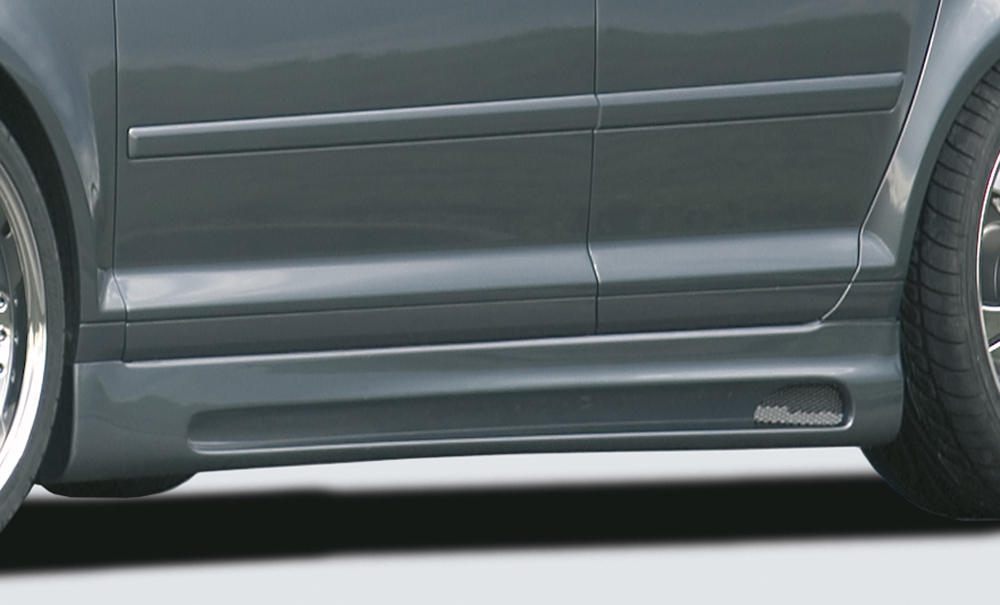 Rieger boční práh mont. strana pravá pro Audi A3 8P 5-dvéř., Sportback, r.v. 03/03-, plast ABS bez povrchové úpravy, s prolisem a výřezem