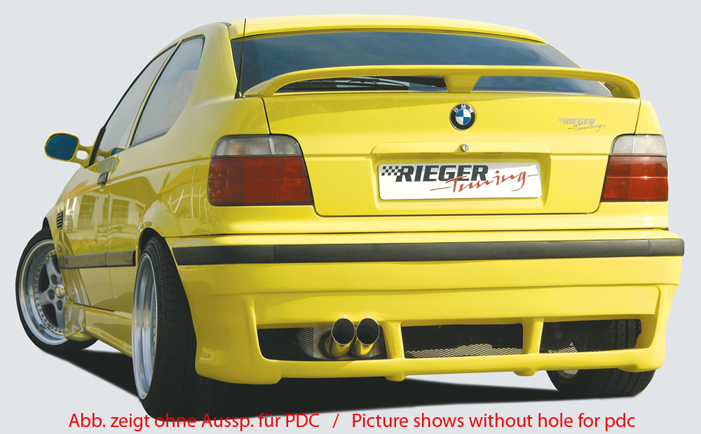 Rieger kompletní zadní nárazník pro BMW Řada 3 E36 compact