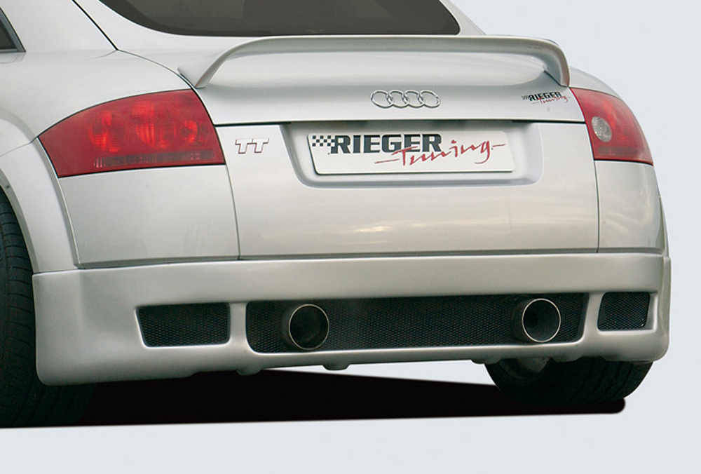 Rieger spoiler pod zadní nárazník pro Audi TT 8N kupé, roadster r.v. 98-03, plast ABS bez povrchové úpravy