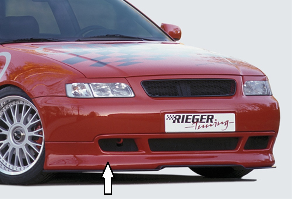 Rieger front splitter pro Audi A3 8L, [(r.v. )Rok Výroby], ABS, -1999