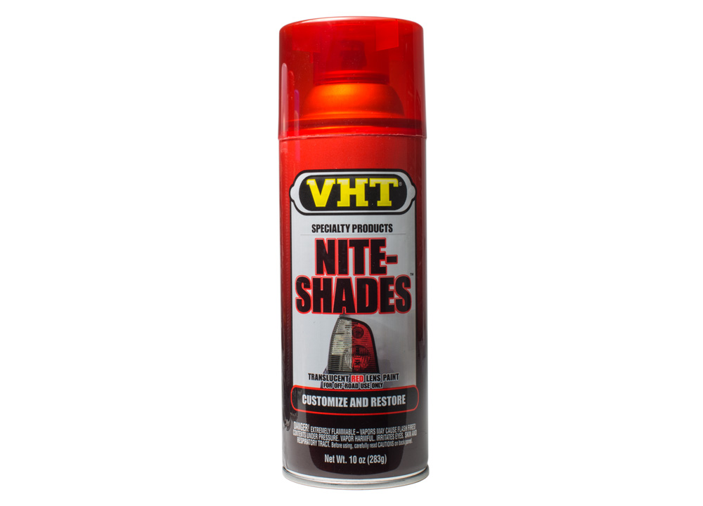 VHT Nite Shades transparentní lak na tónování světlometů 400 ml, odstín červený