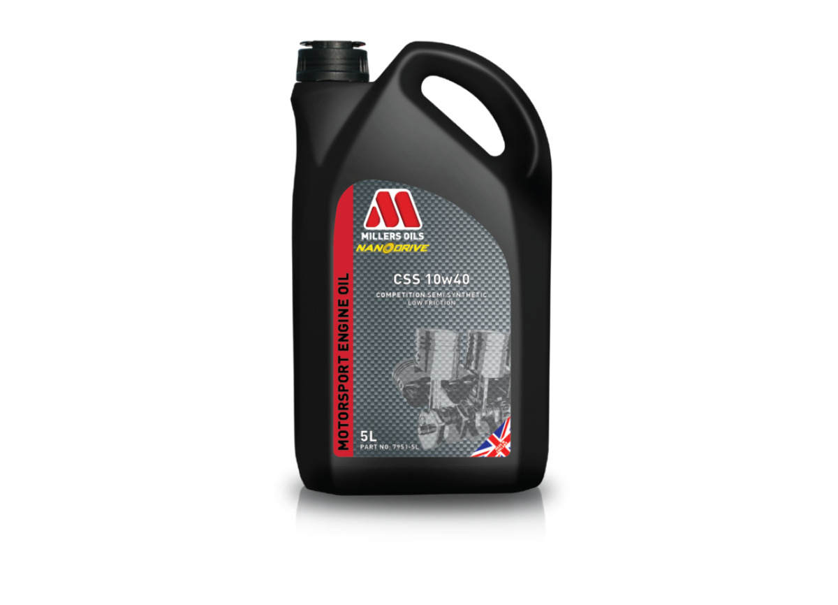 Závodní plně syntetický motorový olej Millers Oils NANODRIVE - CFS 10W-40 5l