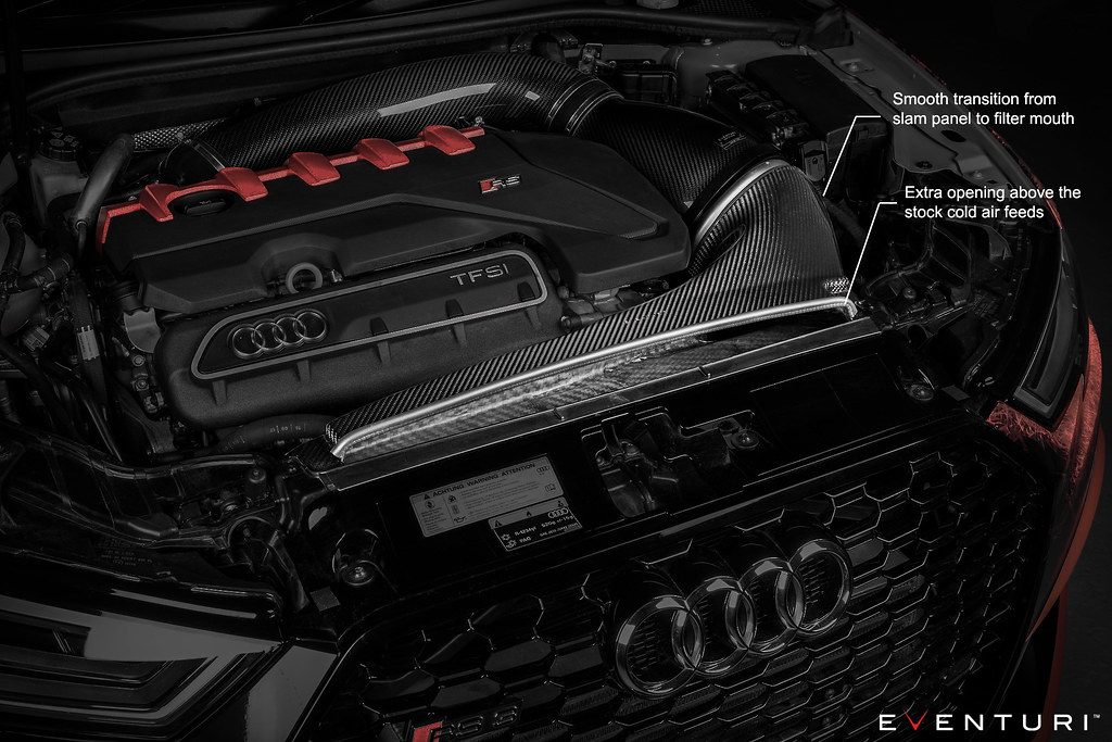 Nasávač karbonového sání Eventuri pro Audi RS3